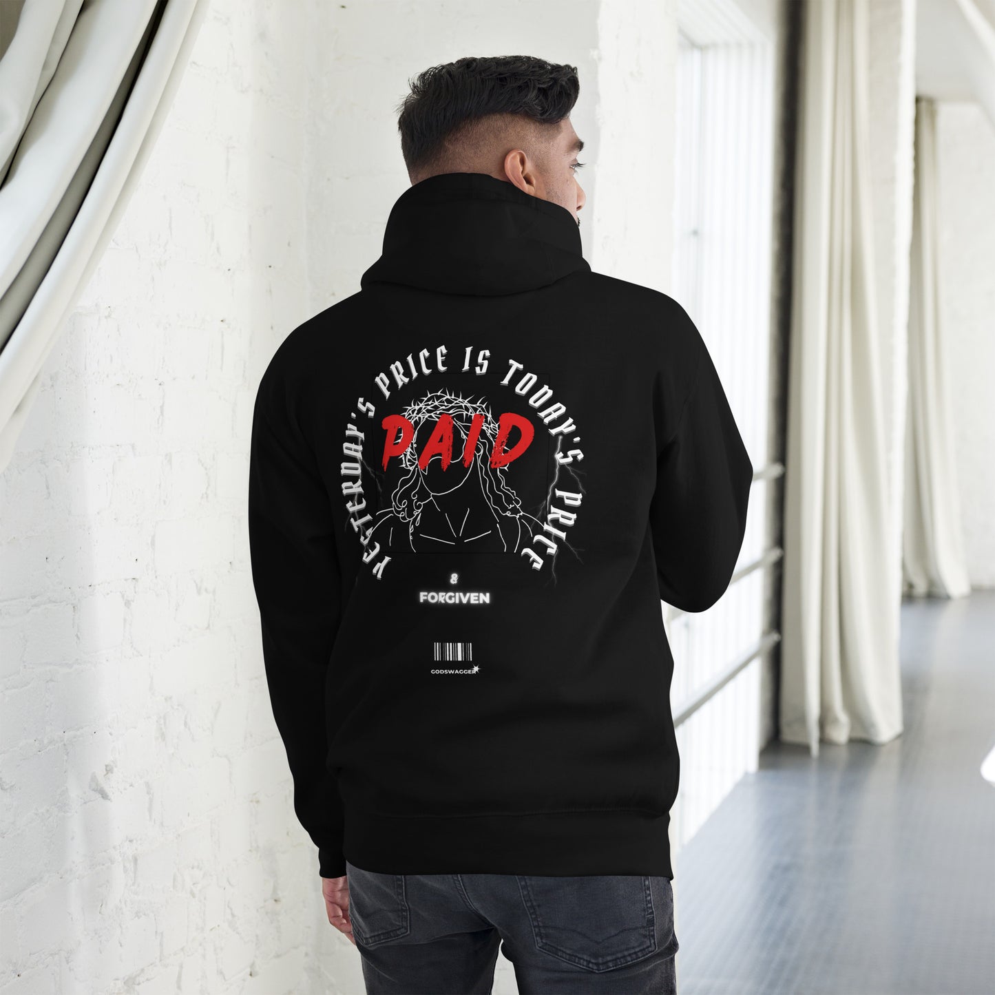 PAID (BLACK)Unisex Hoodie