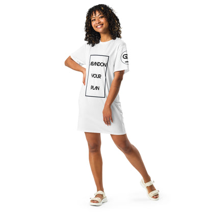 Abandon Your Plan T-Shirt Dress