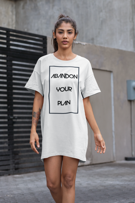 Abandon Your Plan T-Shirt Dress