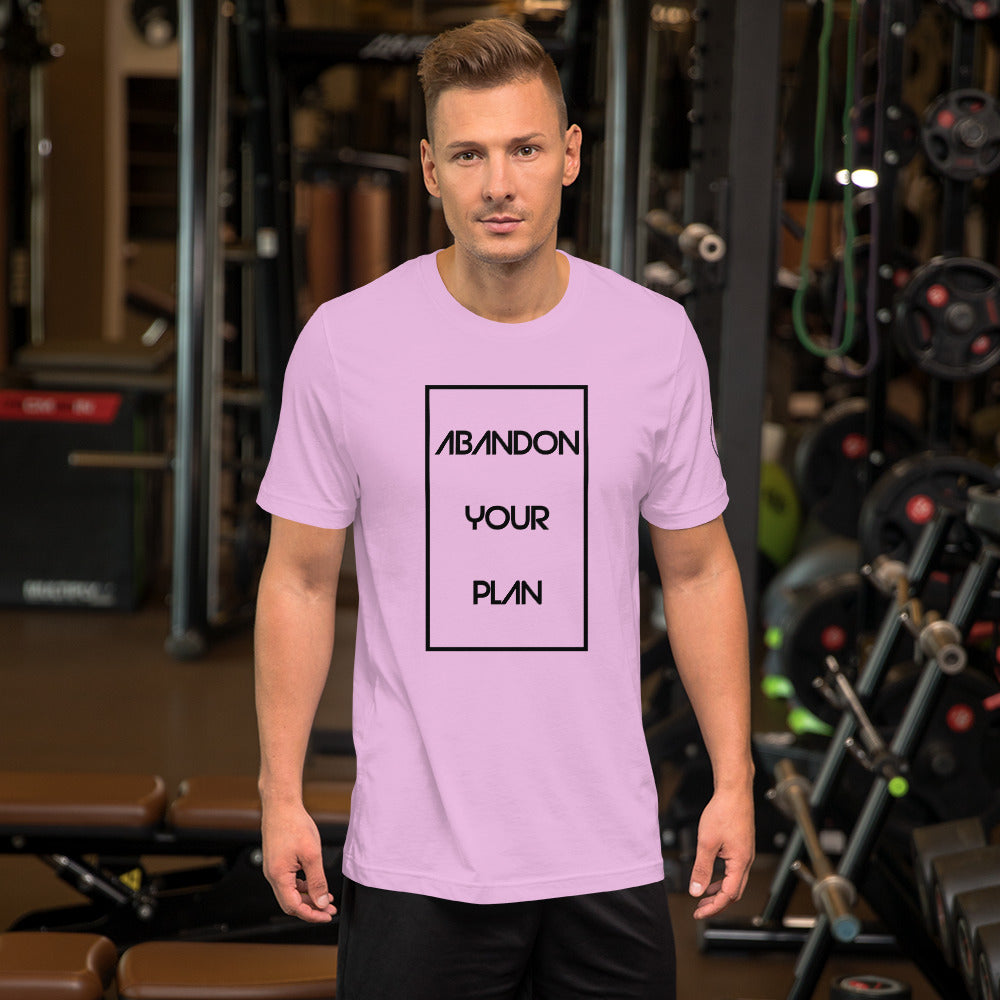 Abandon Your Plan (Multi-Color) Unisex t-shirt