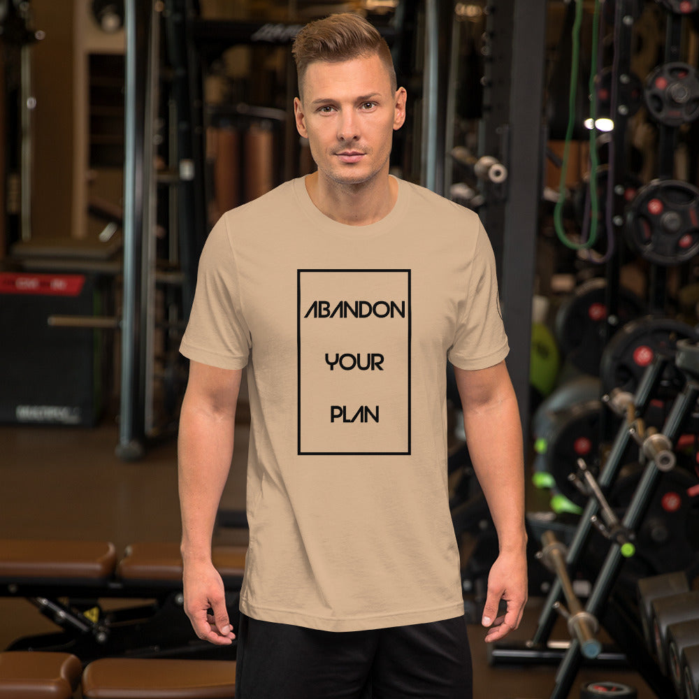 Abandon Your Plan (Multi-Color) Unisex t-shirt